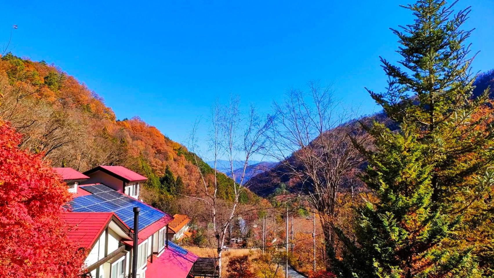 Bed and Breakfast Sora no Uta Minami Alps Exterior foto